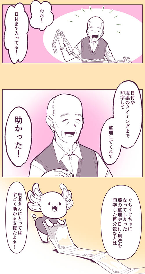 薬を整理してくれて助かった!の画像2