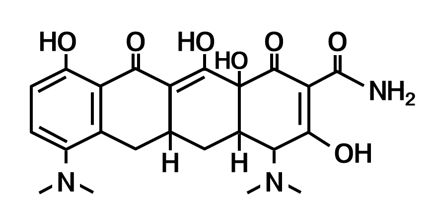 構造式クイズ.8～金属元素とキレートを作りやすい構造の、この抗菌薬は？の画像1