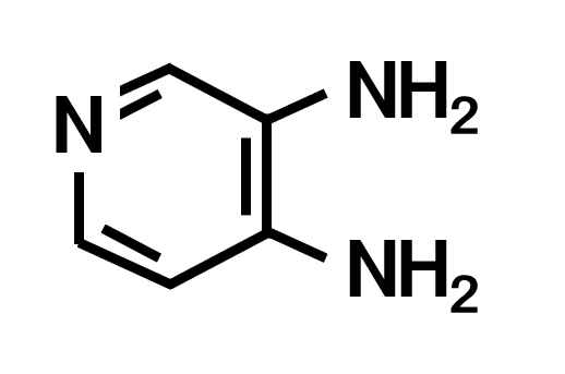 構造式クイズ.10～物凄く単純な構造の薬「アミファンプリジン」、何の治療薬？の画像