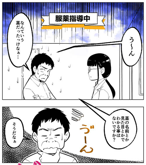 自分が飲んでいる薬がわからない患者さんの画像1