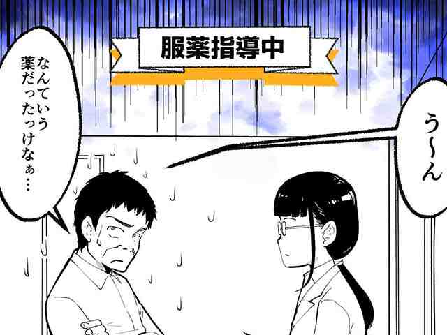 自分が飲んでいる薬がわからない患者さんの画像