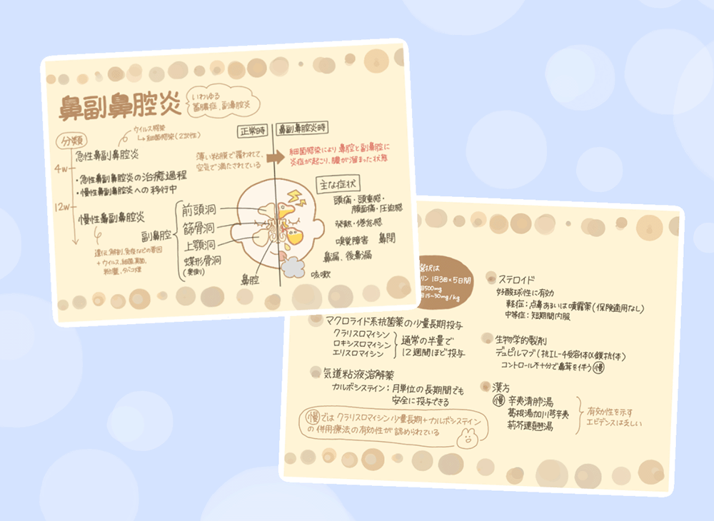 鼻副鼻腔炎の急性と慢性の違いって？鼻づまりを解消する抗菌薬の使いどころの画像