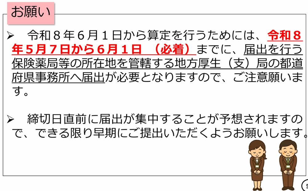 引用元：令和８年度診療報酬改定の概要【調剤】・施設基準の届出について／厚生労働省